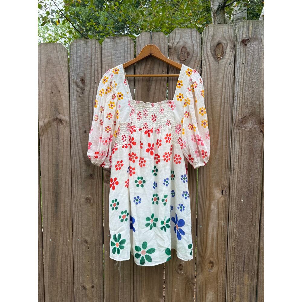 RARE - Rainbow Bloom Mini Dress – Jen’s Pirate Booty